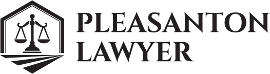 Pleasanton Lawyer Black Footer Logo